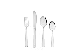 Otto Koning Hannover. Besteck Set 4 Personen, Essbesteck Set 16 teilig, Besteck Edelstahl - Poliert - Perfekt für den täglichen Gebrauch.
