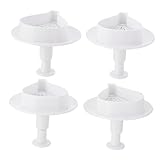 NOLITOY 4 Stück Teiliges Backformen aus Kunststoff Hot air balloon motiv Sichere DIY Ausstechformen für Kekse und Fondant Praktische Haushalts backmold für Kreative Familienbäckerei