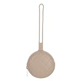 Silikon Schnullerbox für Babys, Schnullerhalter Aufbewahrung Case, 100% BPA-frei (Sand)
