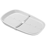 MLRYH EVA Baby Wickelauflage, tragbare Wickelauflage zum Wickeln und für die Kommode, wasserdicht, weich, leicht, ergonomisches Baby-Design, passend für alle Wickeltische mit Höhenlinie (grau)