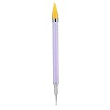 Nagellack Maniküre, Nail Dotting Pen Werkzeug, Nail Zeichenstift Nail For Marmorierwerkzeuge Nail Zeichenstift Nail For Marmorierwerkzeuge Malereistift(Lila)