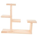 PAMINGONO 1 Satz Tortenständer aus Holz Blumenständer für Hochzeit Silvester-Dekor Mehrschichtiger Blumenständer Fensterbank Blumenregal Hochzeits-Cupcake-Ständer Fensterpflanzenhalter
