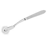 Edelstahl Nervenrad Nadelroller, Wartenberg Neurowheel, Wartenberg Pinwheel Edelstahl Nerventester medizinisches Diagnosegerät zum Testen der Nervenempfindlichkeit