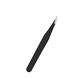 Pinzette Präzisionspinzette, Haarentfernungspinzette, gerade, gebogene Nägel, Werkzeuge, Wimpernverlängerung, Präzisionspinzette aus Edelstahl