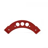 Holzbearbeitung Runde Formold für R-100/R-150/R-200/R-250/R-300, Kunststoff-Ecken-Trimm-Schablonenwerkzeug für Innen- und Außenbögen, zum Kantennuten mit Do(R-100)