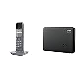 Gigaset CL390HX & Box100 - Schnurloses Design DECT-Telefon - Direktwahlfunktion - Schutz vor unerwünschten Anrufen - Basis unterstützt bis zu 6 Mobilteile - für den analogen Telefonanschluss, Grey
