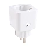 CENMEN EU-Steckdose, 16 A, mit Leistungsmesser, Graffiti, WLAN, intelligente Steckdose, U-Plug, App, Fernbedienung, Timer, Ein-/Ausschalter, einfache Installation, einfach zu bedienen
