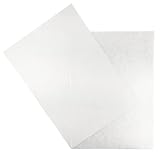 Netuno 50x Pergamentpapier Weiß mit Leinen-Muster DIN A4 210x 297 mm Motiv-Transparentpapier halb durchsichtig transparentes Bastelpapier Dekorpapier mit Muster Designpapier Dekorationspapier dünn