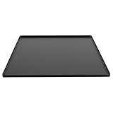 Kleine Kühlschrankmatte, mit rutschfester Unterseite, 60 x 60 x 1,5 cm, auslaufsichere Schutzmatte, Trockner- und Waschmaschinenunterlage, für Kühlschrank, Weinkühler, Trockner, Küche, Wäsche, Schlafz