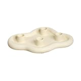 Colcolo Kegelkerzenhalter-Tablett, Kandelaber, dekorativer Kerzenständer aus für das Wohnzimmer, für Hochzeiten, Hotels, Neujahr, Beige