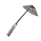 Uonlytech Gartenhacke aus Gehärtetem Metall mit Langem Griff Handhacke für Unkrautentfernung und Bodenlockerung Unkrauthacke für Garten und Landwirtschaftseinsatz