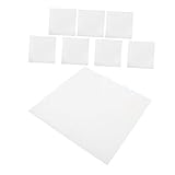 Zerodeko 8St Dörrtabletten Standdisplay mit Sockel Snackkuchen Stahl Küchenzubehör Silikon Silikonmatte für Dörrautomaten Tabletts für Dörrgerät Silikonmatten für Dörrgerät Kieselgel Weiß