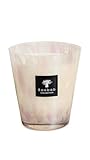 Baobab Max 16 Pearls White Kerze, Kerzenwachs, 16cm, 16x10x16 cm