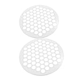 VALICLUD 2 Stück Teiliges Dumpling Ravioli formset aus Kunststoff Manuelle Teigtaschenform mit Löchern Kompakt und Platzsparend für Hausgemachte Ravioli Knödel Wontons Vielseitiges