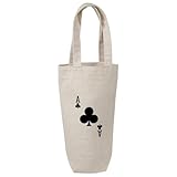 Azeeda 'Ace Of Clubs' Weinflasche Geschenktasche/Flaschenträger (BL00043681)
