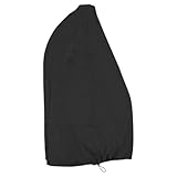 MAGICLULU Möbelhülle Gartenstuhl 230x200cm Schwarz Robust Schutzhülle für Terrassen und Außenbereich