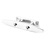 Aoresac 100 Mm Bootsklampe aus Edelstahl, Dock-Deck-Seilklampe, Festmacherklampen-Zubehör, Hell und Robust mit Präzisionsfertigung, Einfach zu Bedienen, für Boote, Streng Getestet, um