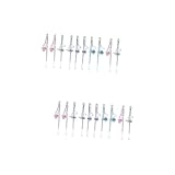 NUOBESTY 2 Sätze Gel Stift Tintenroller Fürs Büro Stift Mit Anhänger Süßer Kugelschreiber Mit Anhänger Cartoon-stift Gelstifte Gelpen Gel-tintenstift Anhänger Gelstift Plastik 10 Stück * 2