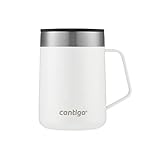 Contigo Streeterville Desk Mug, isolierter Kaffee-Thermobecher mit Henkel aus Edelstahl, 420 ml