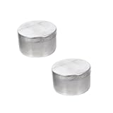 YOSADIER 2 Stück Aluminium Waagschale Leichter Wasserdichter Aluminium Behälter Kompakter Labor Bodenbox für Probenahme und Wägung von Boden Vielseitig Einsetzbar in Forschung und Schule