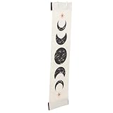MAGICLULU Stern Mond Hintergrund Wandverkleidung Dekoration Schmaler Mondteppich Böhmisches Neon Wandtattoos Mond- Hängendes Wandteppich -hängewand Baumwollseil