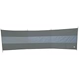 Bo-Camp Camping Windschutz XL Strand Zelt Garten Zaun Sichtschutz groß 500x140 Anthrazit/Grau