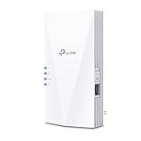 TP-Link RE780X WiFi 6 WLAN Verstärker Repeater AX3000(Dualband 2402MBit/s 5GHz + 574MBit/s 2,4GHz, MU-MIMO, Gigabit Port, kompatibel zu Allen WLAN Routern)