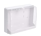 Amazon Basics Papiertuchspender, C- /Z-Falz kompatibel, 25 x 8.3 x 20 cm, Weiß (Früher Marke AmazonCommercial)