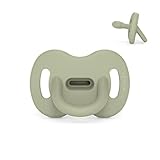 Suavinex, Schnuller aus Silikon, für Babys 0-6 Monate, Schnuller mit physiologischem Sauger Sx Pro, Symmetrisch, Superweich und Flexibel, Einschlafschnuller, Colour Essence, Grün