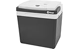 BERGER Thermoelektrische Kühlbox 25L KÜHLT und WÄRMT | Elektrische Kühlbox mit Anschluss 12V & 230V für Auto, Camping, Steckdose | Multifunktionale Kühltasche elektrisch SCHWARZ