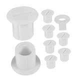 Cabilock 1 Satz Toilettenleiter Schrauben Toilettenteile Training Toilettenschrauben für Leiter Toilettenleiter Zubehör Toilettenzubehör Töpfchen Toilettenschrauben Kunststoff Weiß