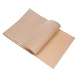 VALICLUD 100 Stück Backpapier Silikonpapier Antihaft Pergamentpapier für Ofen Mikrowelle Heißluftfritteuse Grillen zum Backen und Barbecue Öl Wasserabweisend Einsetzbar