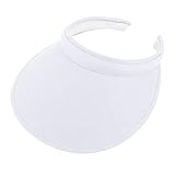 im Freien, Frauen, breite Krempe, Strohhut, Strand, Sonnenhüte, Reisen, Pferdeschwanz, Sonnenkappe Schirmmütze Damen Winter Wolle (White, One Size)