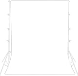 Fotowand Hintergrund,1.5x2.1m Fotohintergrund Weiß Klein,Weißer Hintergrund Fotografie,Foto Hintergrund Weiß,Weißes Leintuch Fotowand,Hintergrund Für Bilder Business