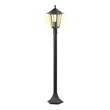 BRILLIANT Carleen Wegeleuchte schwarz – spritzwassergeschützte Außenleuchte mit E27 Fassung – Wegelampe für Garten, Einfahrt & Außenbereich