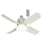 Deckenventilator, leise, mit Fernbedienung, Deckenventilator für den Außenbereich mit Licht, geschlossener Deckenventilator für Wohnzimmer, moderner Deckenventilator mit Licht, Ventilator