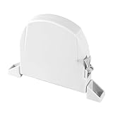 Rolladen Gurtwickler Aufputz 14mm mit 5m Rolladengurt 180° Schwenkbarer Aufschraubwickler Mini Rollladen Aufwickler mit Einfädelautomatik Schnurwickler für Rollladen Lochabstand von 153mm