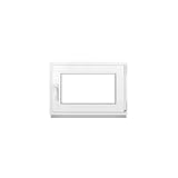 Framex Kellerfenster Fenster Kunststofffenster Weiß Breite x Höhe 70 x 40 cm (700 x 400 mm) 2-fach (32 mm) Dreh Kipp DIN Rechts - Premium - Alle Größen