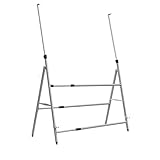 XILYZMO Poster Schilderhalter Boden Ständer Display, Verstellbar Höhe Bis Zu 200cm Bannerständer, Metall Display Menütafel Infotafel Für Hochzeit Restaurant Geschäft(A-60-90cm)