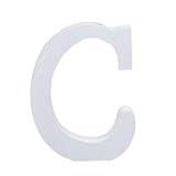 AMISENK Weißer Holzbuchstabe Englisches Zum Selbermachen Personalisiertes Namensdesign Kunsthandwerk Freistehend Für Hochzeit Party Heimdekoration Holzbuchstabe