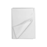 Bügelvlies Weiß Aufbügelbarer Einlagestoff, Leichtes Gewicht Einseitig Vlies Vliesstoff für Bügelfalten, Nähhandwerk, Verstärkte Bekleidung (200 x 100 cm)