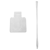 IWOWHERO 2 Stück Teiliges Acryl Make up Paletten Transparent Handlich Ergonomischer Griff Leicht Tragbar für Individuelle Farbkreationen und Vielseitige Kosmetik anwendung