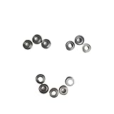 TADZKKIWM 10PCS F6001ZZ Flansch Lager 12x28x8mm ABEC-1 Flansch F6001 Z ZZ Kugellager