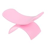 Healvian Nagelkunst-Handkissen Puppenschuhe Werkzeugdekoration Handschiffkissen Abnehmbare Handkissen schmücken maniküre zubehör Handkissen für Nägel Armhalter für Nägel Plastik Rosa