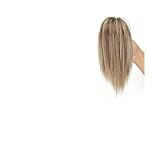 Haarverlängerung Synthetische Klaue Clip Dutt Haarteil 12 Zoll kurze gerade Pferdeschwanz Haarverlängerungen Haarteil Haargummi(12H24)