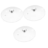 PRETYZOOM 3st Glasdeckel Spritzschutz Zum Kochen Inhaber Austausch Der Ankerdeckel Mehrschichtig Kochgeschirr Behälter Organisation Platte Topfdeckelhalter Bratpfanne Wegbringen Kasserolle