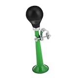 TOBBOMEY Mountainbike-Hupe Radfahren Lautsprecher elektrische Hörner Mountainbike-Lautsprecher Luft Horn Fahrrad Wasserdichtes Horn Lufthupe für Fahrrad Lufthorn aus Metall PVC Green