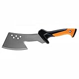 Fiskars Handbeil, Inkl. Holster aus Nylon, Klingenlänge: 23 cm, Gehärteter Stahl/Kunststoff, Schwarz/Orange, 1051234