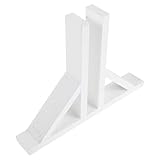 VICASKY Pfostenfuß 26,5x19,5x3,7cm Wetterfeste Zaunhalterung für Garten und Terrasse Kippsichere Basis für Gartenzäune und Sichtschutzelemente Einfache Montage