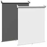 WOLTU Verdunkelungsrollo ohne Bohren, Klemmfix Thermorollo innen, Sicht- & Sonnenschutz Rollo, Schnurlos, Klemmrollo für Fenster & Türen, 90x150 cm, Weiß